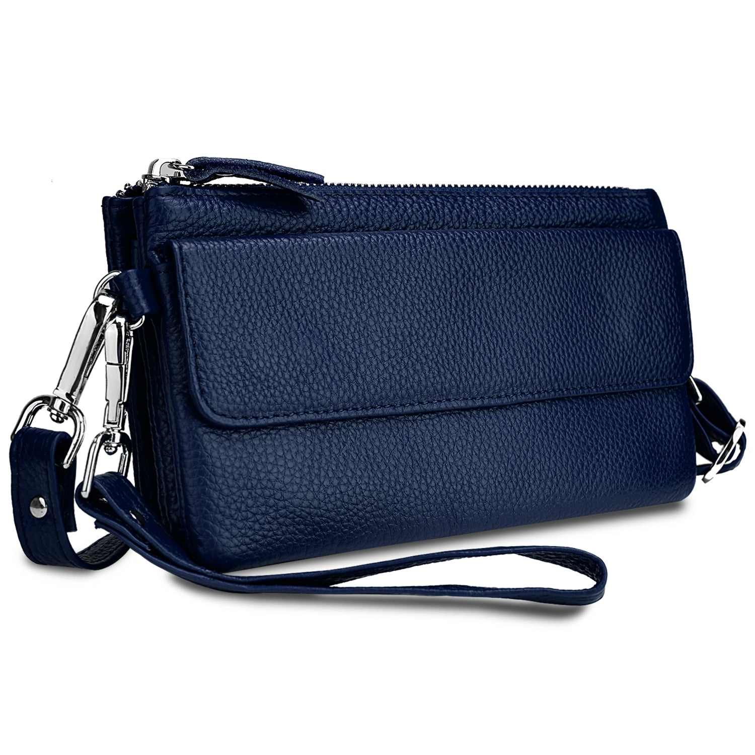 Genuine Leather Handbag Wristlet Clutch 0774 – YALUXE