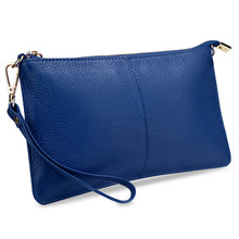 Load image into Gallery viewer, Clutch Wristlet Handbag Genuine Leather with Shoulder Bag RFID Blocking 0590