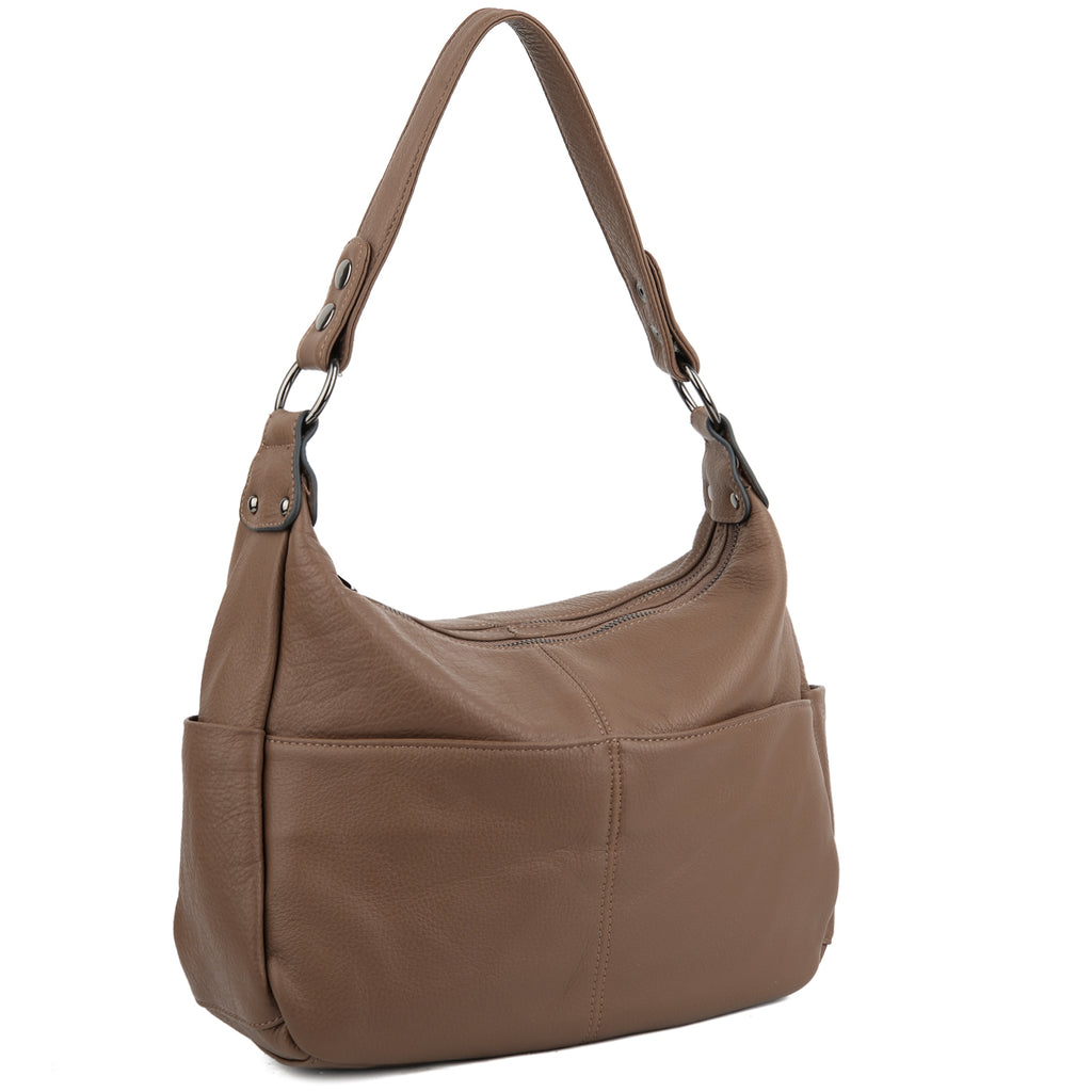 Cowhide Leather Small Handbag 0777