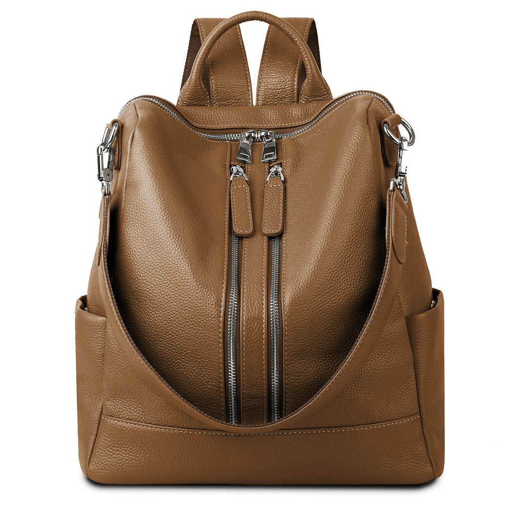 Genuine Leather Backpack 0812