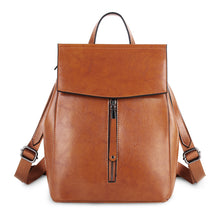 Load image into Gallery viewer, Genuine Leather Fashion Women&#39;s Backpack 0927