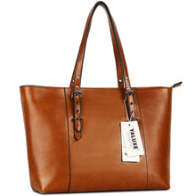 Load image into Gallery viewer, Genuine Leather Tote Bag 0955