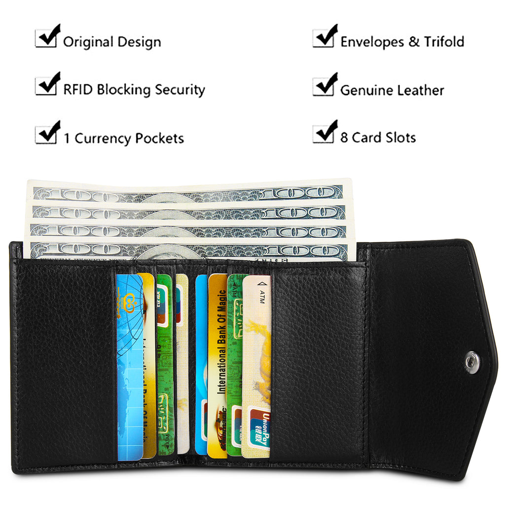 Genuine Leather Mini Wallet 0956