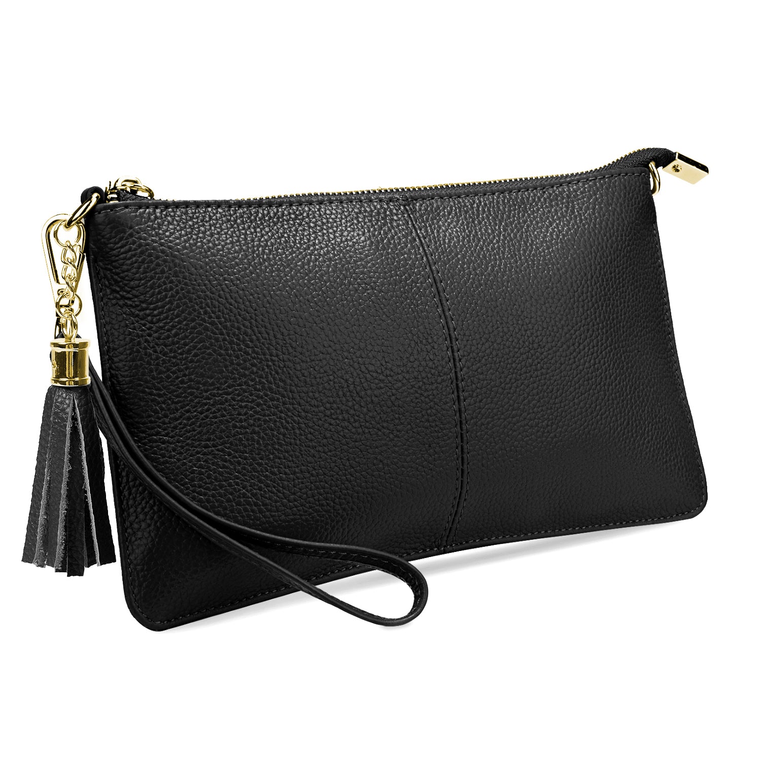 Genuine Leather Handbag w Tassel 1049 – YALUXE