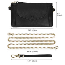 Load image into Gallery viewer, Genuine Leather Wristlet Clutch Handbag 1089