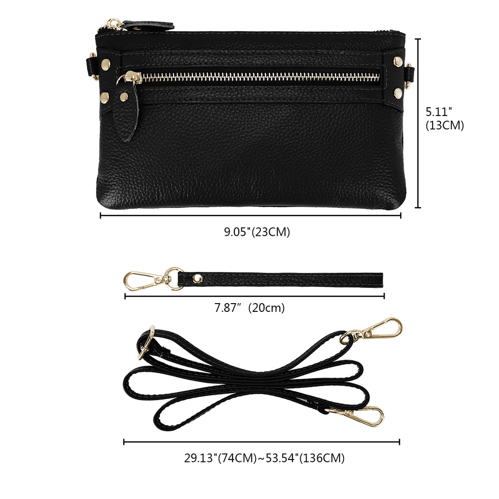 FashionPuzzle Envelope Wristlet Clutch Crossbody Bag with Chain Strap –  Vedazzling Accessories